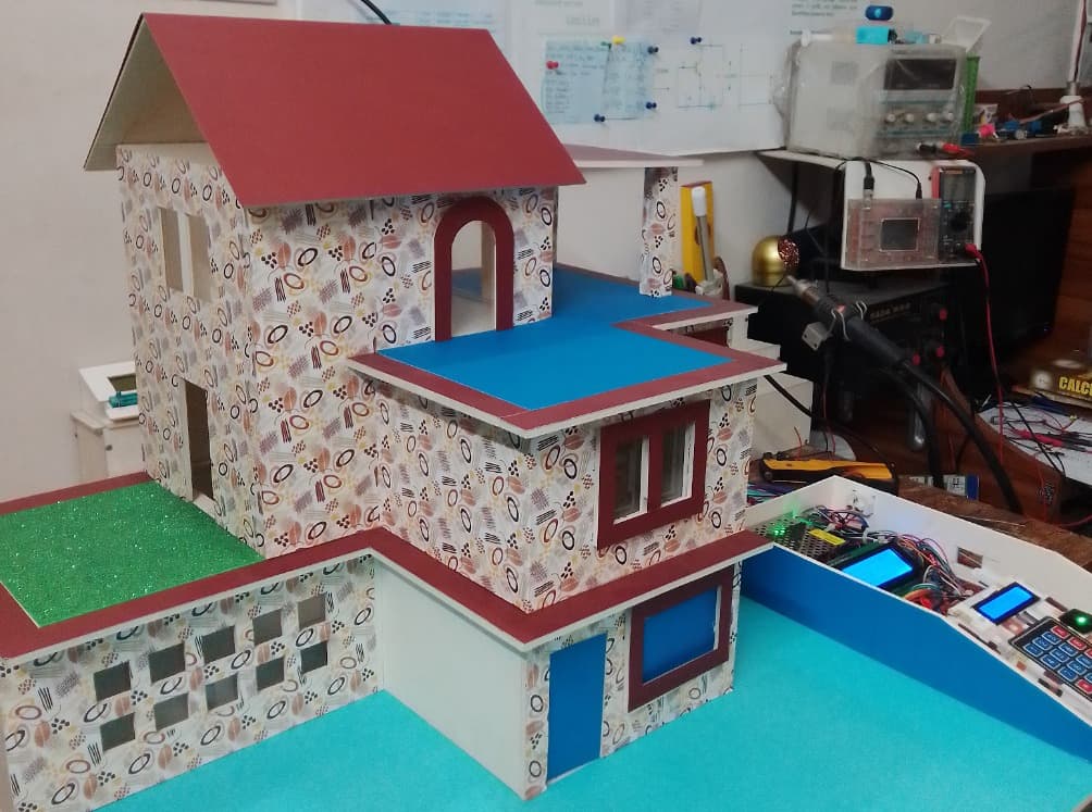 Smart Home with Smart Control and Smart Monitoring System